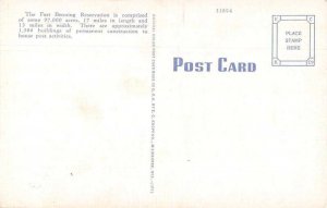 Fort Benning Georgia Post Office Vintage Postcard JJ649821