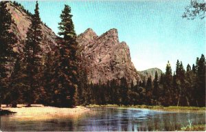 Yosemite Valley Ca - Union Oil Company Scenes Post Card