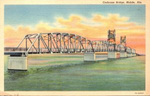 Alabama Mobile The Cochrane Bridge Curteich