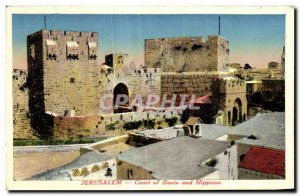 Israel - Jerusalem - Court of Davis and Hippicus - Old Postcard