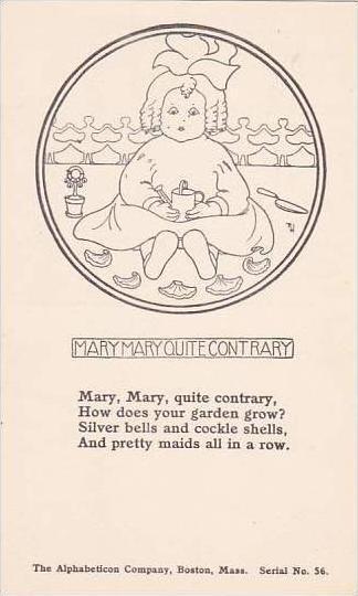 Alphabeticon Company Mary Mary Quite Contrary