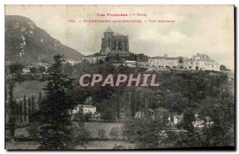 Old Postcard St Bertrand de Comminges General view