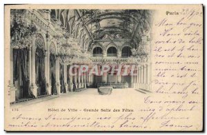 Old Postcard Paris City Hotel Grand Salle des Fetes