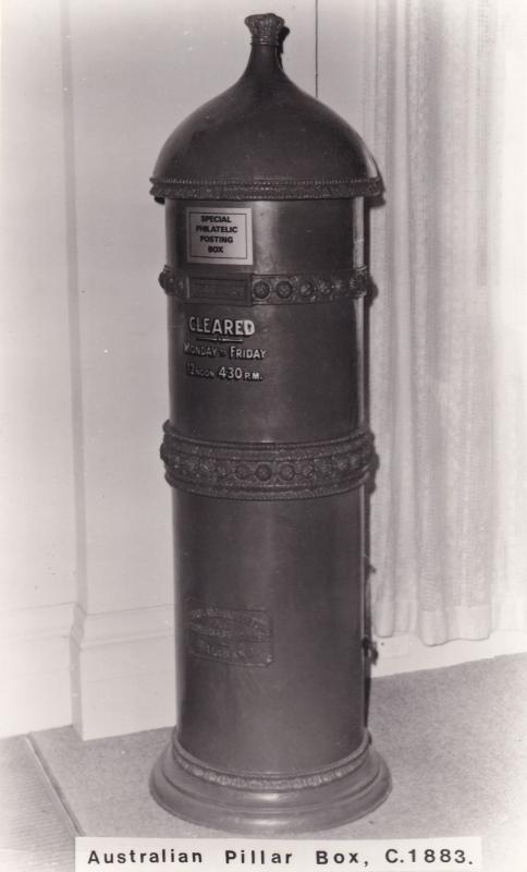 Australian Pillar Letter Old Post Box Real Photo Postcard