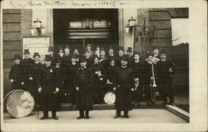 Publ in Davenport IA Guy Bros Minstrels Music St. Albans VT Message RPPC