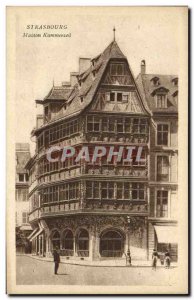 Postcard Old Strasbourg Maison Kammerzell