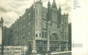 Theatre Block Springfield, MO, USA Writing on back yellowing on back from age