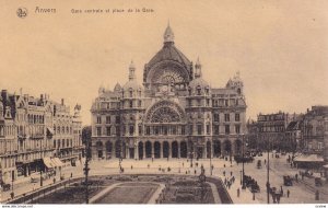 ANVERS, Antwerp, Belgium, PU-1991; Gare Centrale Et Place De la Gare