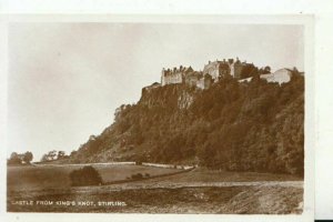 Scotland Postcard - Castle from King's Knot - Stirlingshire - RP - Ref 12352A