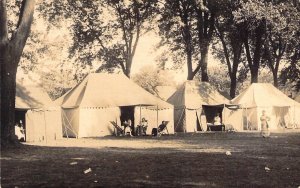 RPPC, c.'12, Chautaqua Grounds, Camp Point, IL, from Quincy IL, #3,Old Post Card