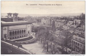 Place Et Quartier De La Riponne, LAUSANNE (Vaud), Switzerland, 1900-1910s