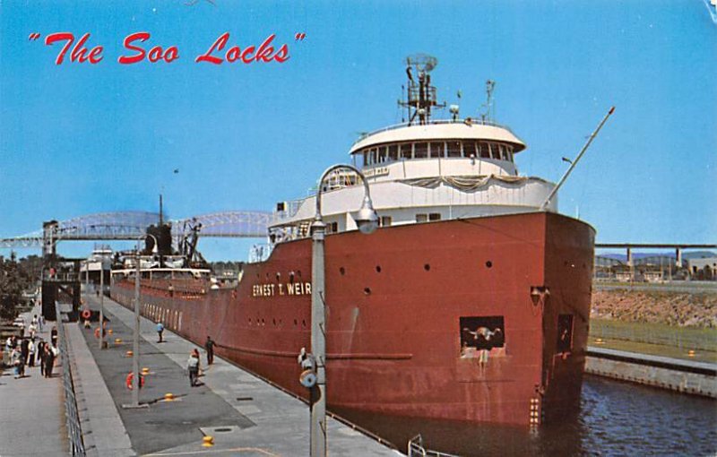 Soo Locks Ernest T Weier Ship Unused 