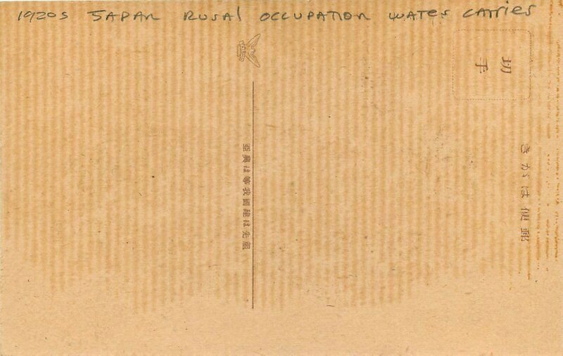 Album residue Rural Occupation Water Carrier 1920s Postcard Artist 20-6876