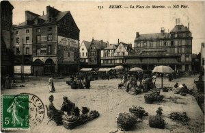 CPA REIMS-La Place des Marches (346942)