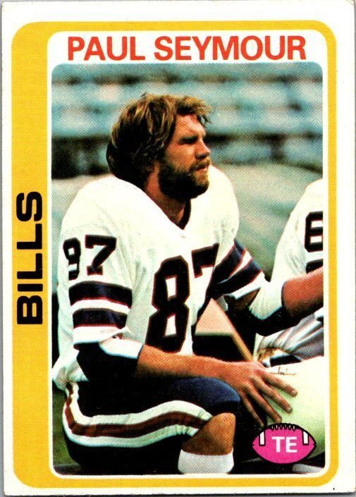 1978 Topps Football Card Paul Seymour Buffalo Bills sk7064