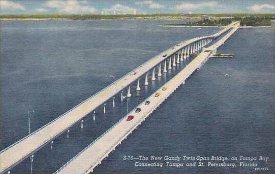Florida St Petersburg New Gandy Twin-Span Bridge