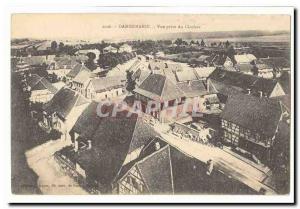 Dannemarie Old Postcard View from the belltower