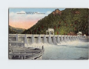 Postcard Bonneville Dam