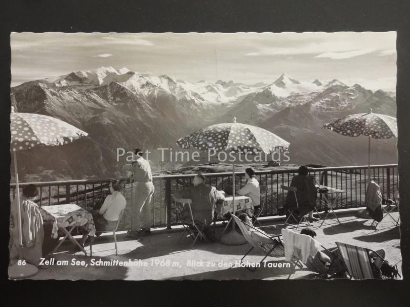 Austria - Zell am See, Schmittenhohe 1968 m Blick Hohen Tavern - Old RP Postcard