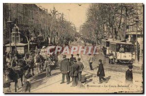 Old Postcard Marseille Cours Belsunce