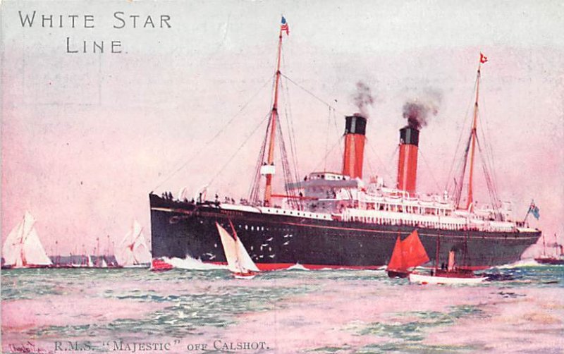 SS Majestic White Star Line Unused 