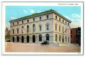 1928 Post Office Exterior Building Street Ottumwa Iowa Vintage Antique Postcard