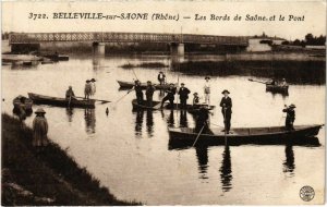 CPA Belleville-sur-Saone - Les Bords de Saone et le Pont (1036140)