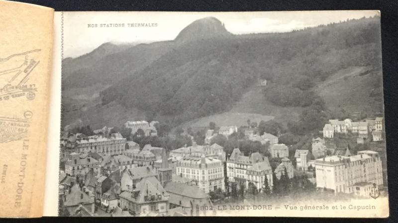 23 Detachable booklet Unused “L’auvergne Thermale Le Mont Dore” France