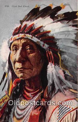  Postcard Post Card Chief Red Cloud