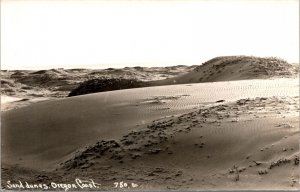 Real Photo Postcard Sand Dunes along the Oregon Coast