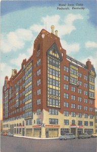 J47/ Paducah Kentucky Postcard Linen Hotel Irvin Cobb Building 159