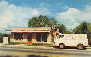 Pensacola FL Glass Florist & Gift Shoppe Delivery Van Postcard