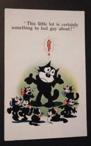 Mint Postcard Felix the Cat Little Lot Children Kittens Shrug