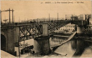 CPA Brest- Le Pont National FRANCE (1025621)