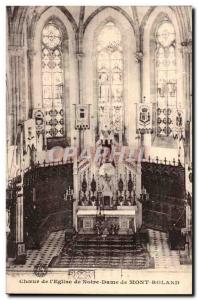 Choir of & # 39Eglise of Our Lady of Mount Roland -Carte Old Post