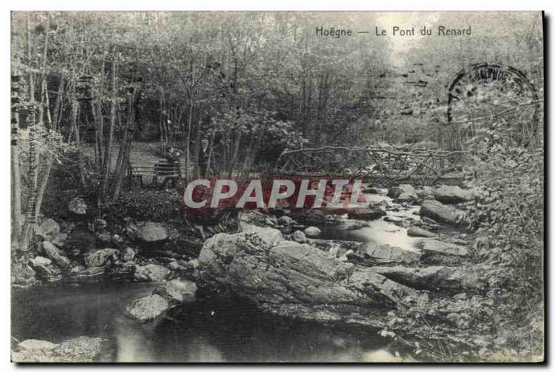 Old Postcard Hoegne The Bridge Renaed