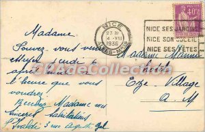 Postcard Old chain of the Alps