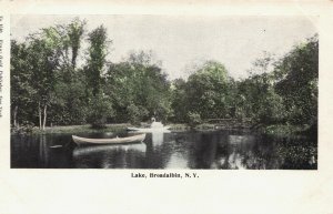 USA Lake Broadalbin New York Vintage Postcard 04.20