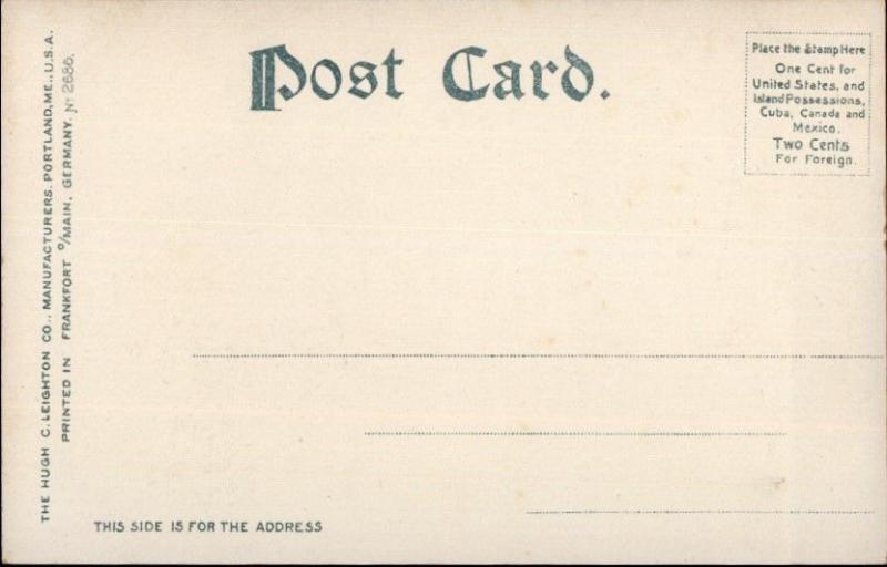 Newburyport MA Plum Island Lighthouse c1910 Postcard Version #3