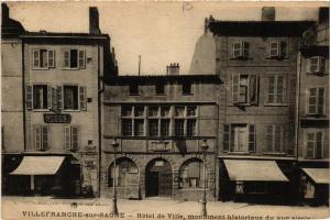 CPA VILLEFRANCHE-sur-SAONE Hotel de Ville, monument historique du (614611)