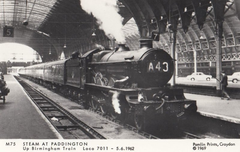 LNWR Precursor Class 5260 Paddington 1904 5P Class 4-4-0 No 10455 Train Postcard