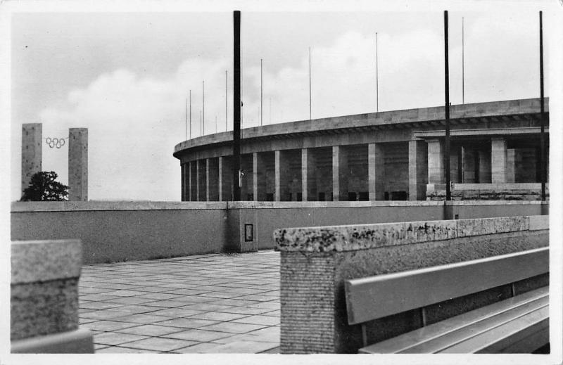 BR88812 olympic stadium stade germany real photo berlin sports