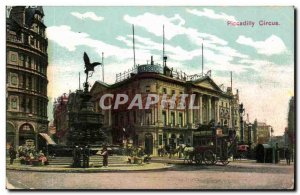 England - England - Piccadilly Circus - Old Postcard