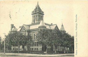 Adams County Court House Hastings Nebraska Hamen #11110.1908 Postcard 21-1291