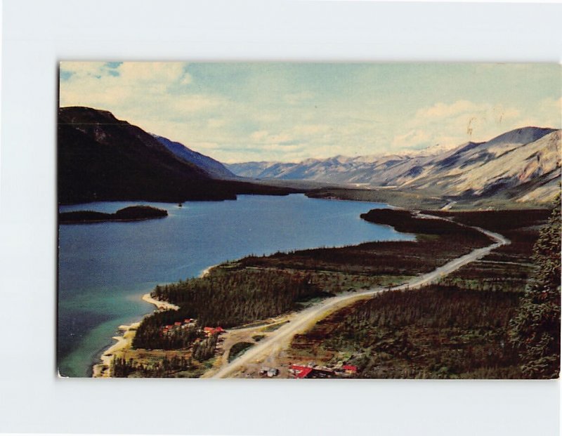 Postcard Muncho Lake, Alaska Highway, Canada