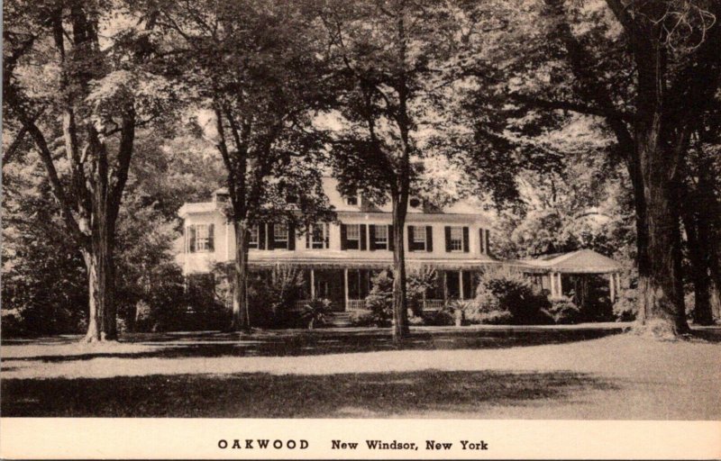 New York New Windsor Oakwood Colonial Estate Albertype