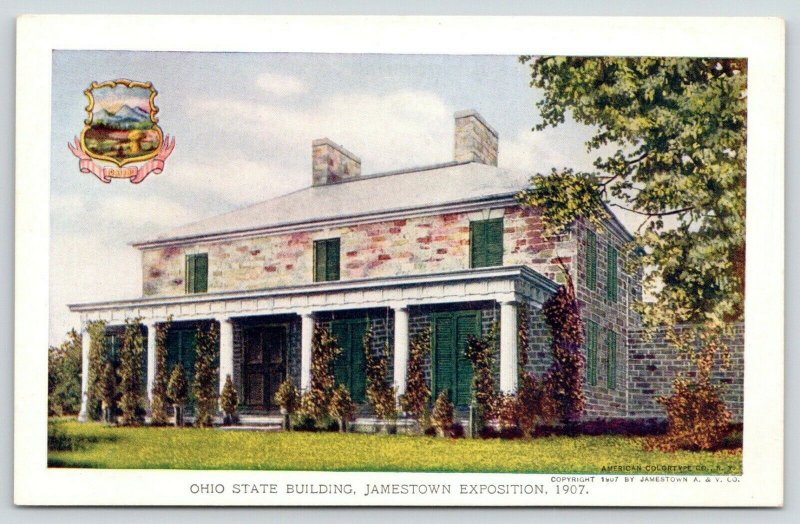 Jamestown Expo VA~Period Stone~Aldena Governor Mansion~Ohio State Bldg~1907 