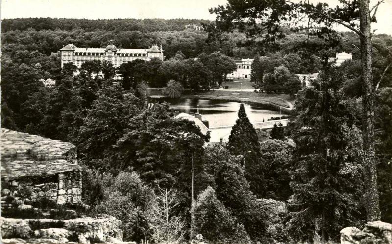 France - Bagnoles-de-l'orne. Thermal Spa. Panorama from Grand Hotel - RPPC