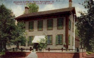 Abraham Lincolns Home - Springfield, Illinois IL  