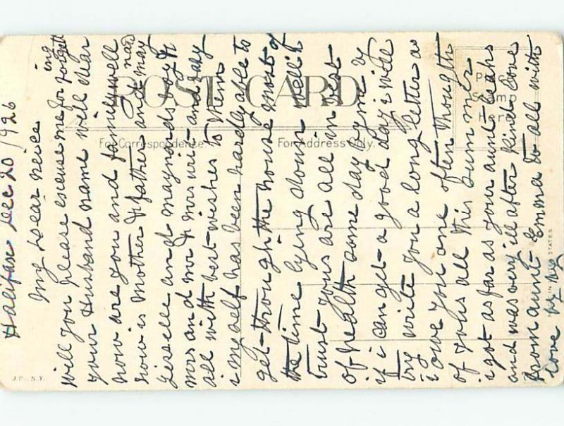 Pre-Linen christmas BEAUTIFUL RED BREASTED BIRD IN THE FOREST HL0375